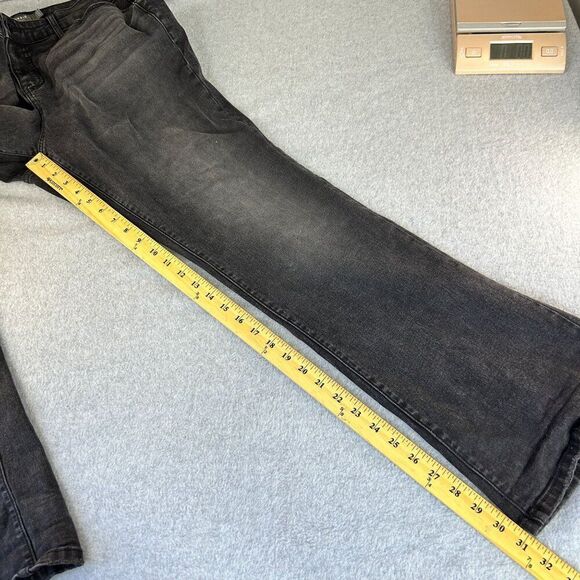 Womens Torrid 16 Regular MidRise Slim Boot Cut Jeans Black Jeans Vintage Stretch - Picture 11 of 13